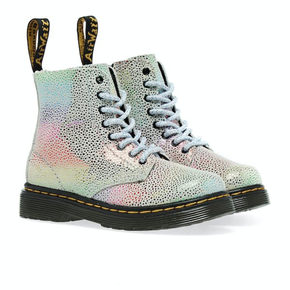 Dr. Martens Kids Iridescent Pastel Lace-Up Boots